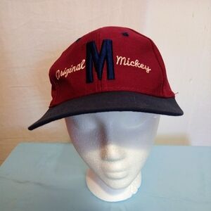 Disney Red and Black Hat with Iconic Design